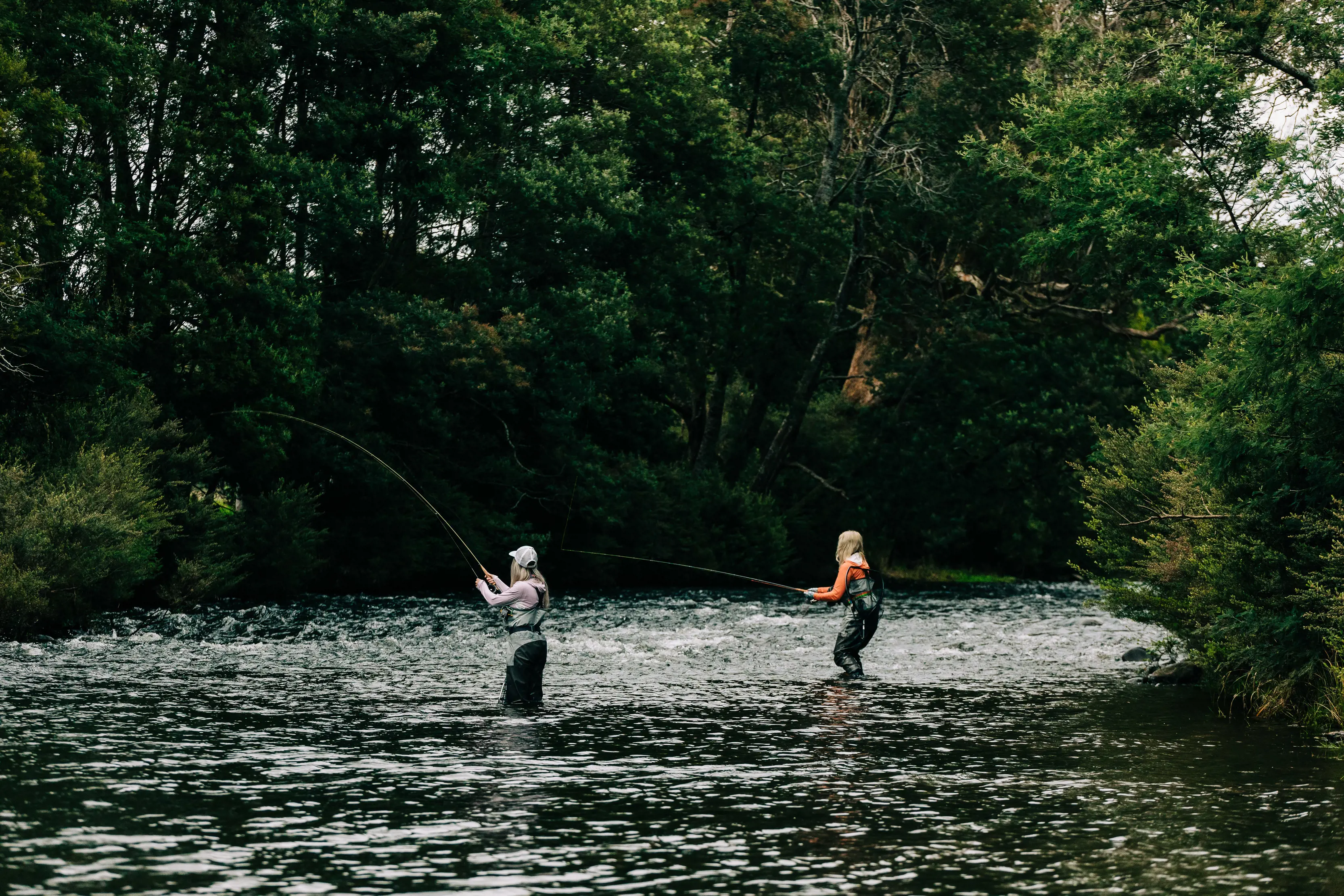 Fly fishing on the Meander River