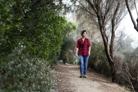 Analiese Gregory with Salt Bush