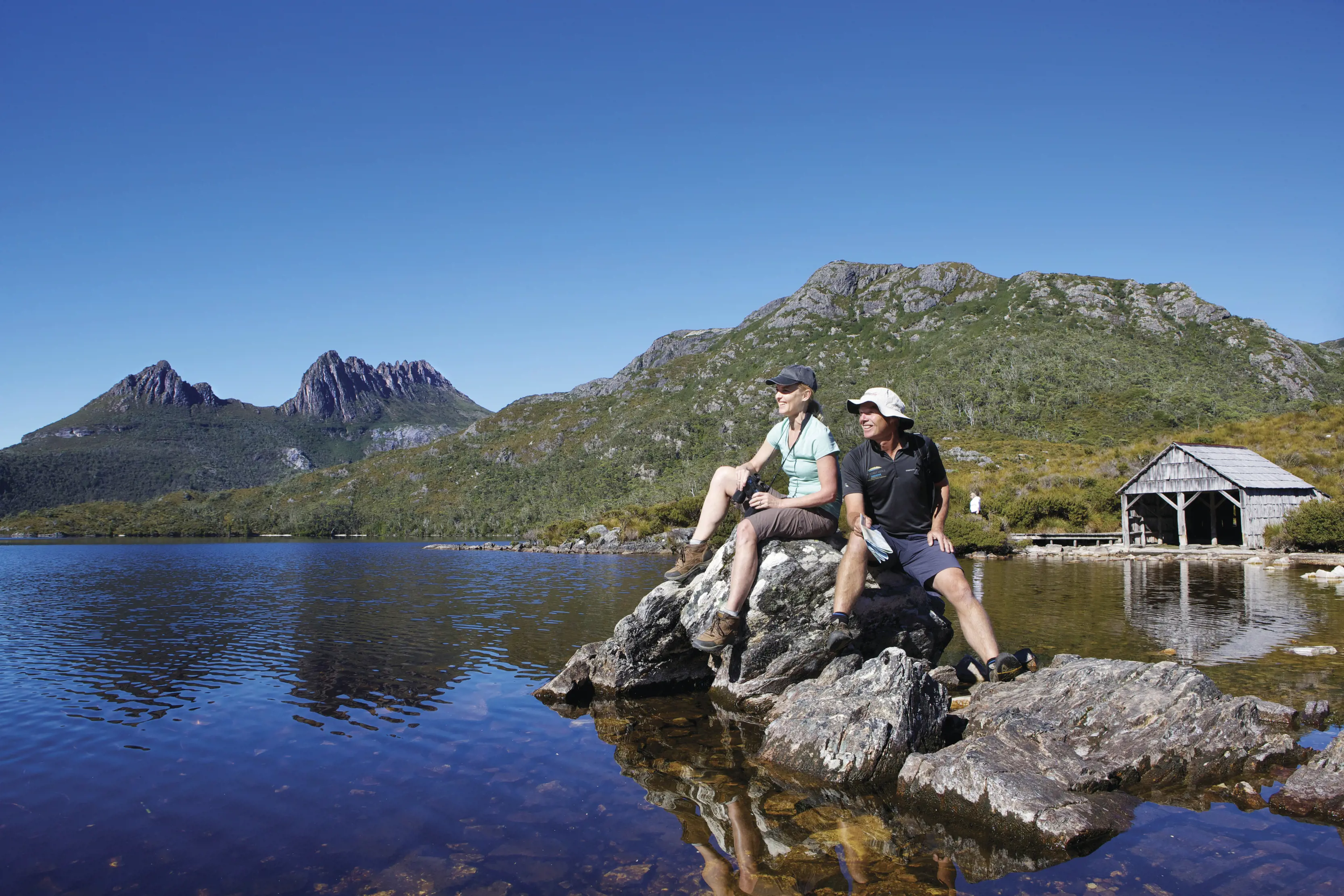 Boat Shed, Lake Dove and Cradle Mountain